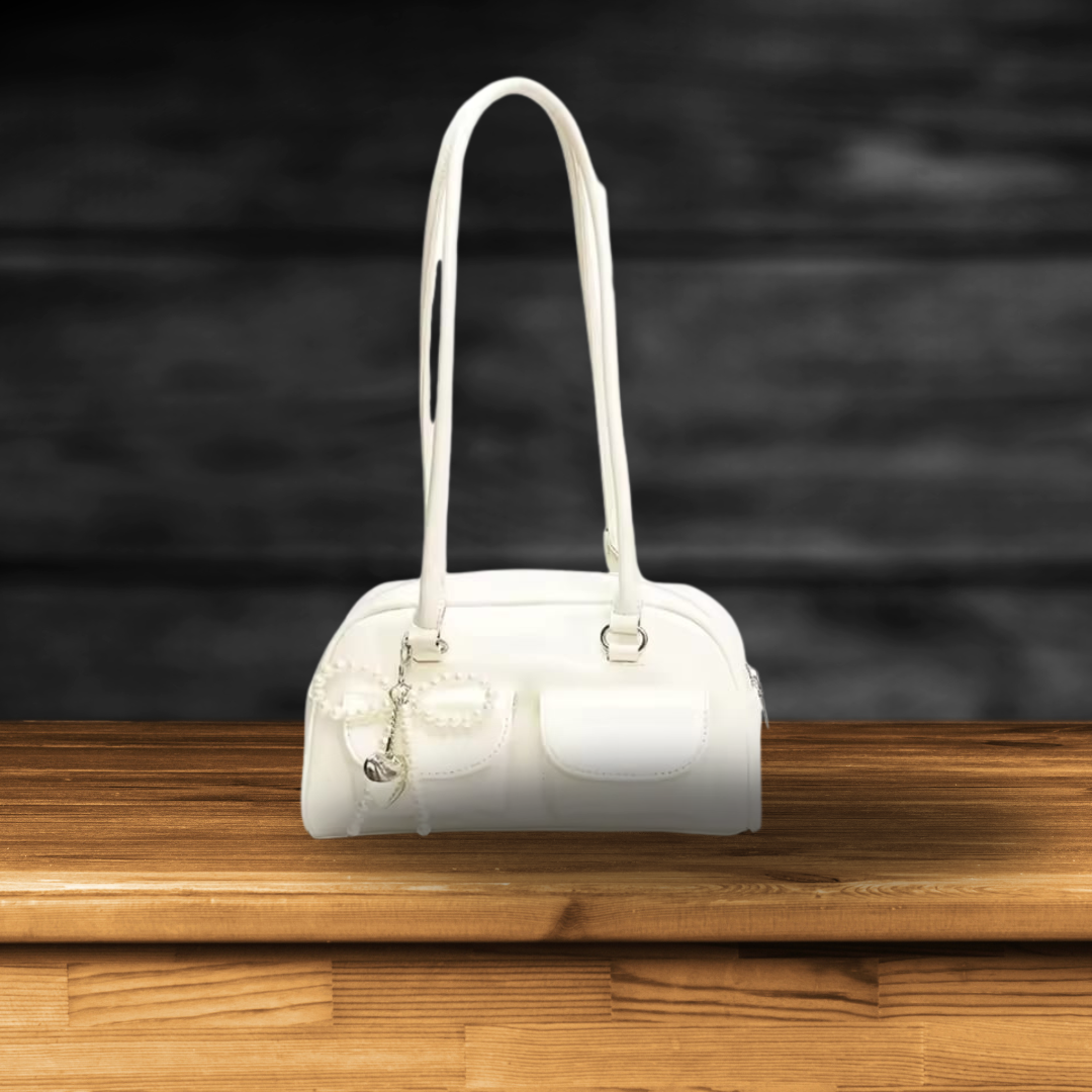 Bellevia Pearl Charm Shoulder Bag