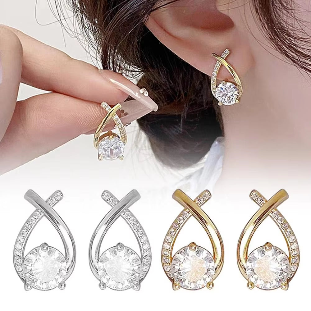 Radiant Crystal Drop Earrings