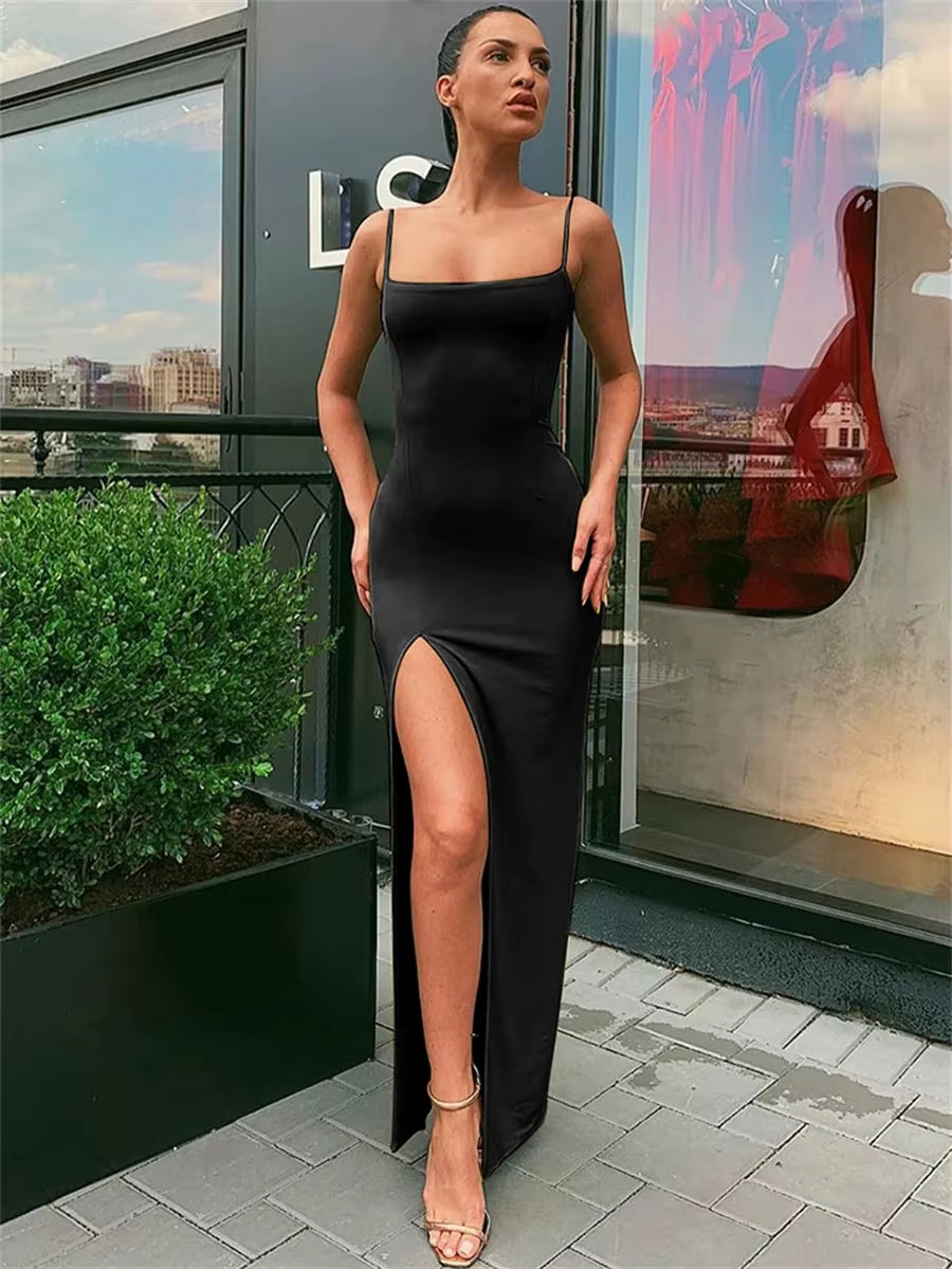 Sophisticated Slit Gown