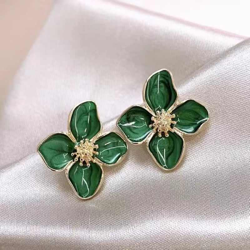 Lustrous Petal Earrings