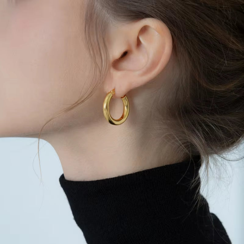 Elegant Duo Hoop Earrings