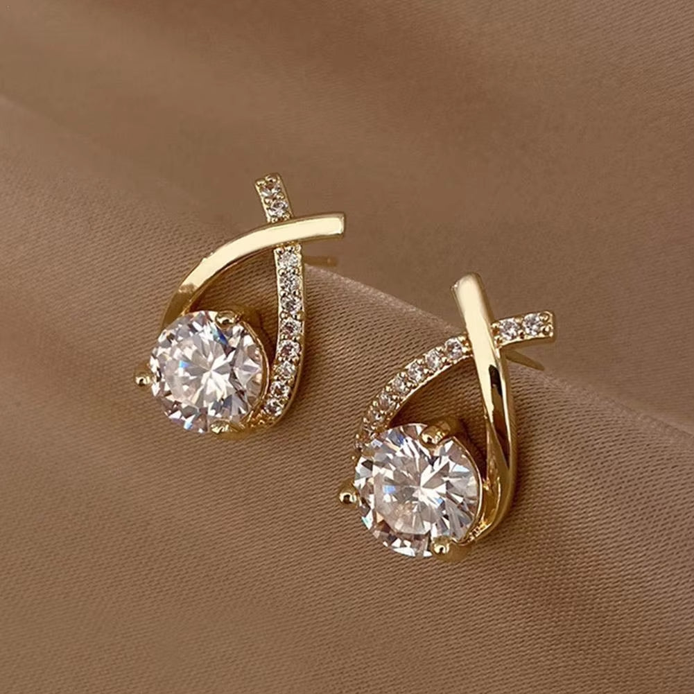 Radiant Crystal Drop Earrings