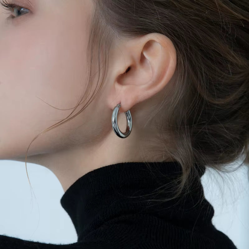 Elegant Duo Hoop Earrings